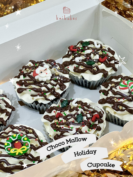 Choco Mallow Holiday Cupcake