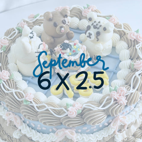 6 X 2.5 Kaibakes Cake (SEPTEMBER 2024)