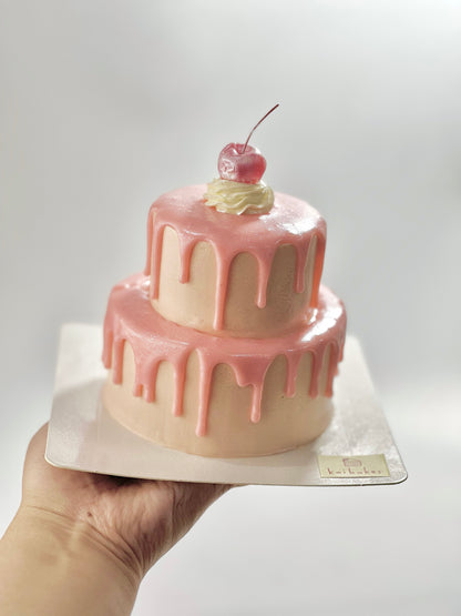 Mini Tiered Valentine's Cake