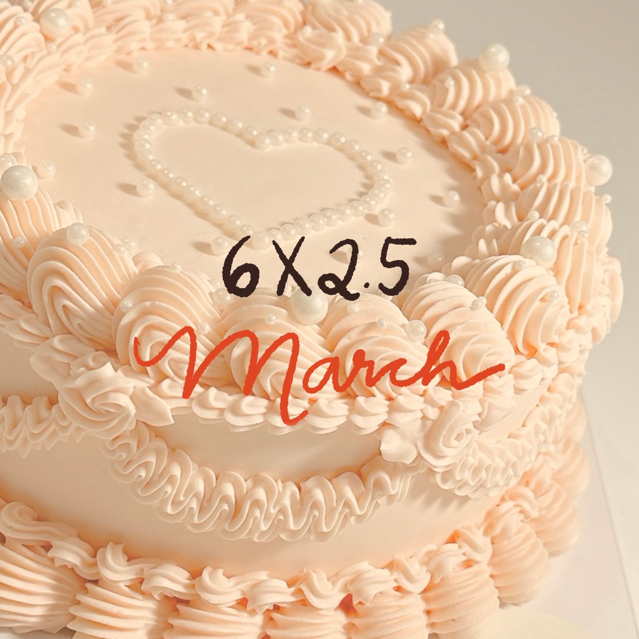 6 X 2.5 Kaibakes Cake (MARCH 2024)