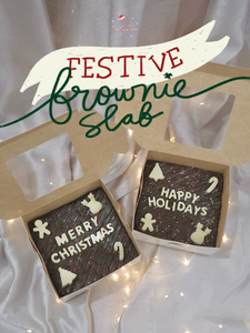 Kaibakes Festive Brownie Slab 🍫