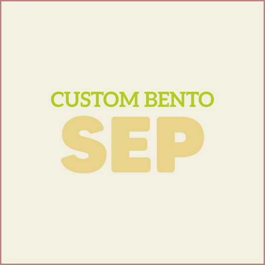 Custom BENTO - SEPTEMBER