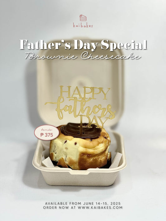 Kaibakes Brownie Cheesecake Bento